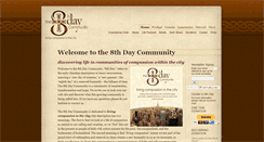 Desktop Screenshot of 8thdaycommunity.org